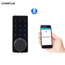 CYPATLIC Bluetooth Digital Door Lock Smart Electronic Combination Lock APP, Code, Deadbolt For Home, Hotel ,Apartment bluetooth smart electronic keyless keypad home entry door lock with smartphone controlled for hotel and apartment compatible