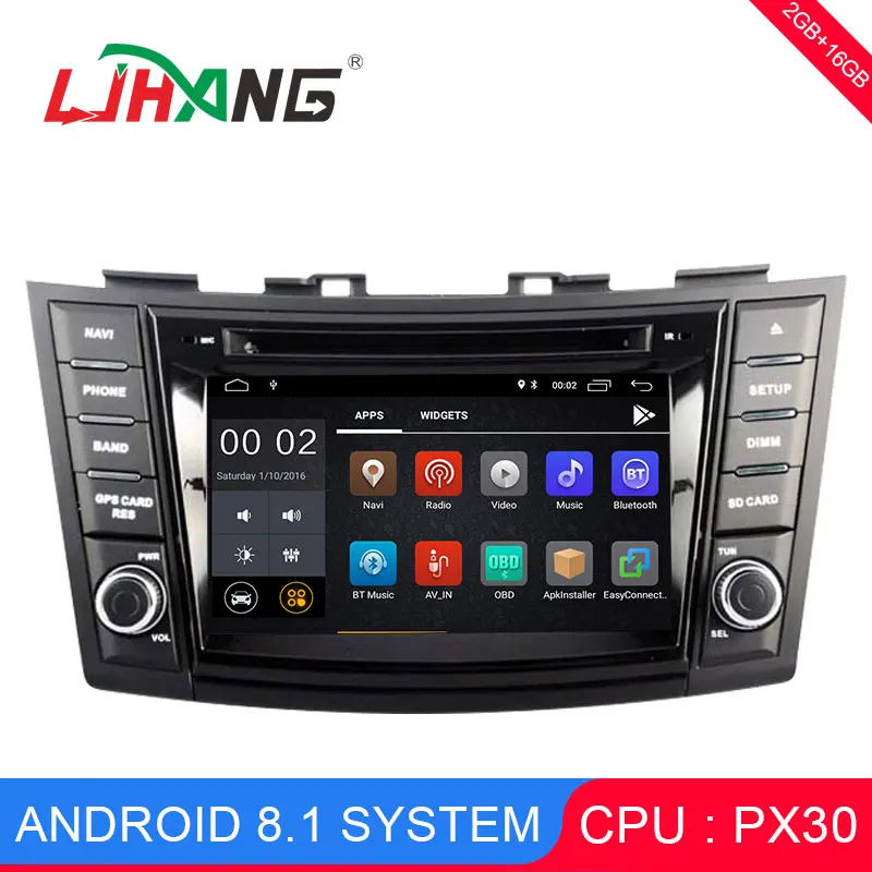 LJHANG Android 8.1автомобильный мультимедийный плеер для SUZUKI SWIFT 2011-2015 автомобильный dvd-плеер gps BT радио головное устройство зеркало-Ссылка авто