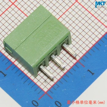 

100Pcs 3P 3.5mm Pitch Vertical Straight Pin Male Pluggable Screw Terminal Block