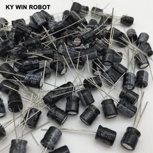 free shipping 50pcs Aluminum electrolytic capacitor 220uF 25V 6*7 Electrolytic capacitor