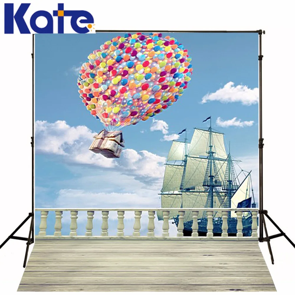 

New Arrival Background Fundo Flying Balloons Sailing 6.5 Feet Length With 5 Feet Width Backgrounds Lk 2635