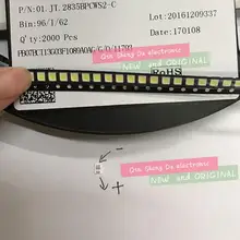 Светодиодный подсветка 1210 3528 2835 1W 6V 96LM холодный белый lcd подсветка для ТВ приложения 01. JT.2835BPWS2-C