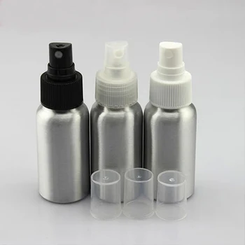 

30pcs/lot 50ml aluminum bottle packing bottle extrusion toner proof cover bottle spray bottle