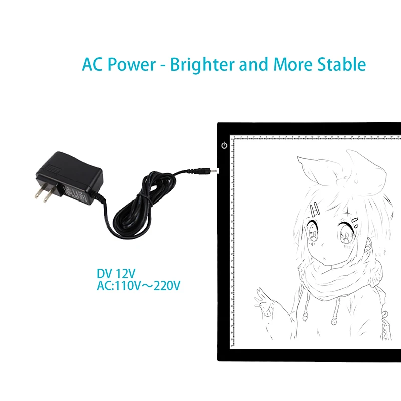 Huion A2 светодиодный светильник для трассировки ультра тонкий светильник для профессиональной анимации светодиодный светильник для трассировки панели