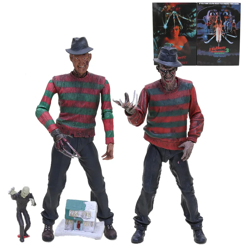 

18cm NECA A Nightmare on Elm Street Dream Warriors Freddy Krueger PVC Action Figure Collectible Model Toy