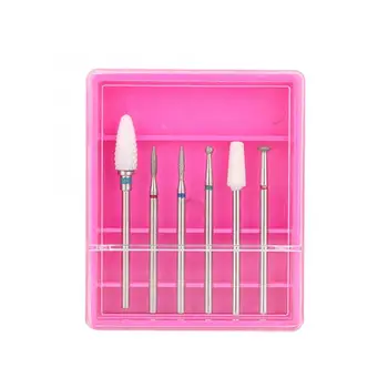 

Nail Scissors 6pcs Stainless Steel Nail Drill Bits Polishing Manicure Pedicure Machine Accessory Nail Scissors