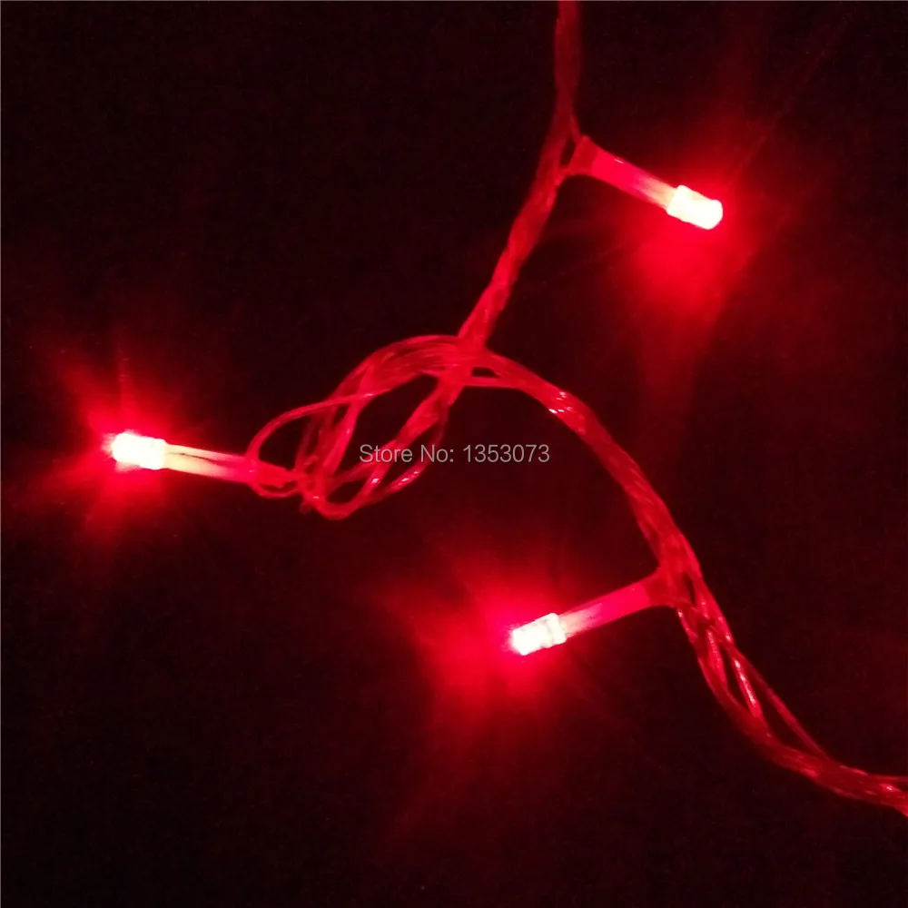 Colorful 10M 100leds Beautiful Home LED String Light 220V 110V Decoration Lamps - red lighting