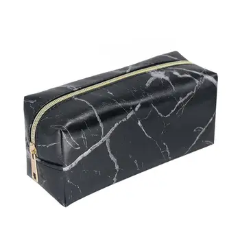 

2019 Fashion Portable PU Leather Cosmetic Bag Ladies Travel Case Makeup Brushes Organizer Storage Pouch Toiletry Wash Kit Bags