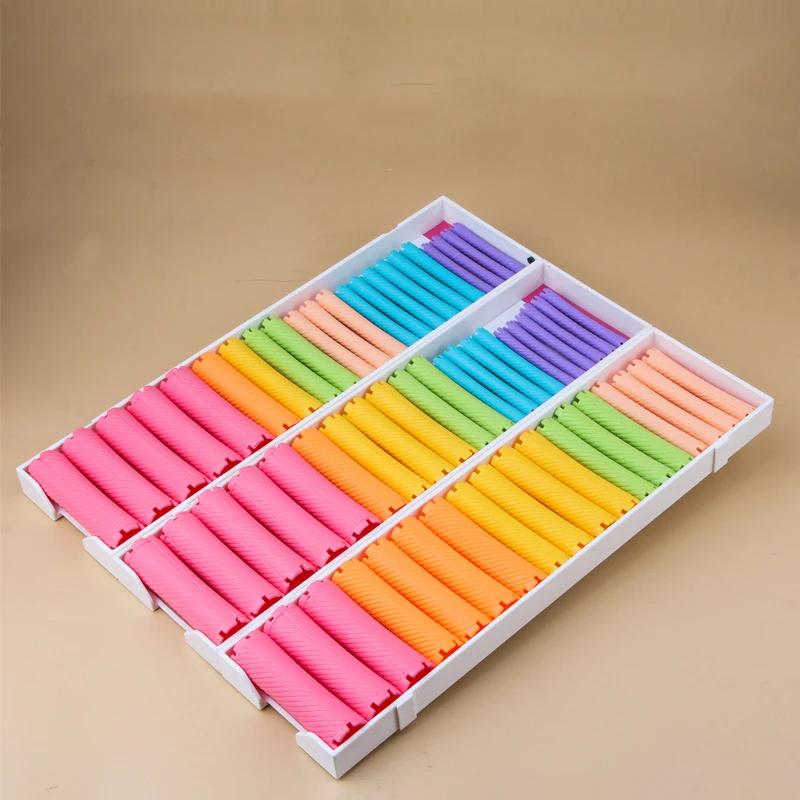 10pcs/bag Hair Clip pin Wave Perm Rod Bars Corn Curler DIY Curler Fluffy Clamps Rollers Fluffy Hair Roots Perm Styling Tool