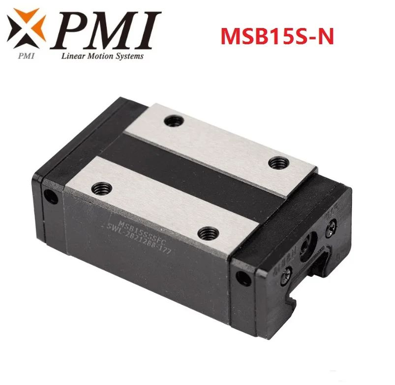 US $170.00 8pcsLot Original Taiwan PMI MSB15SN MSB15SSSFC N Linear Guideway Slide Block Carriage For CO2 Laser Engraving Cutting Machine