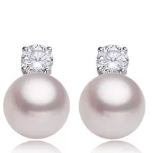 Модные натуральные жемчужные серьги из пресной воды свадебные серьги, ювелирные изделия для женщин