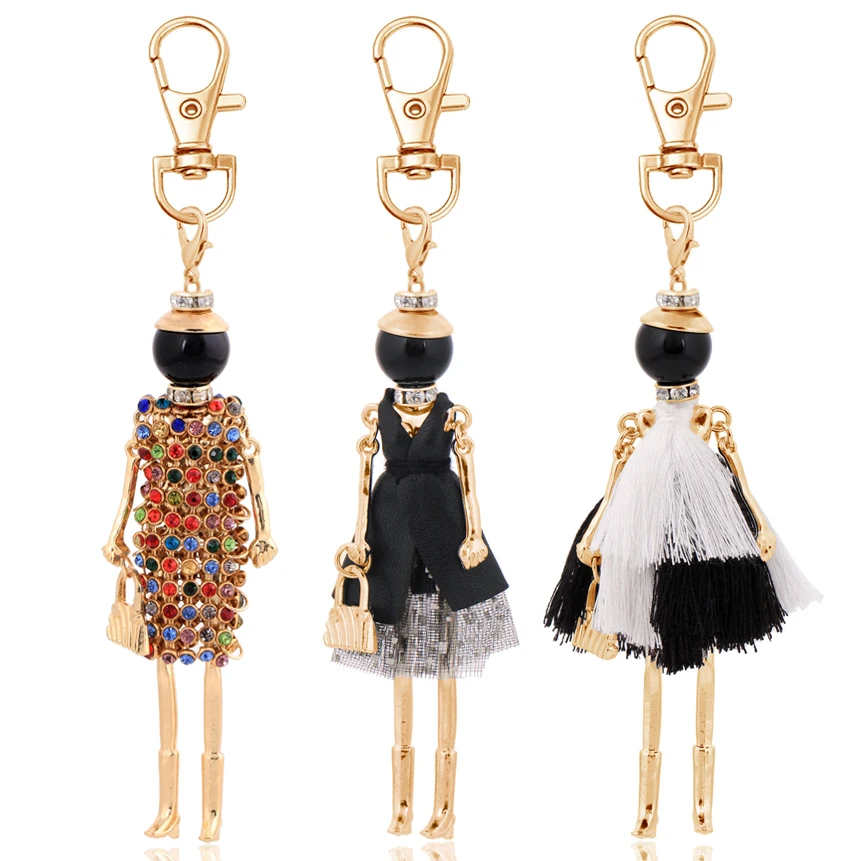 

new fashion keychain for women charm key chain bag pendant key ring holder jewelry handmade girl gifts jewelry 2019