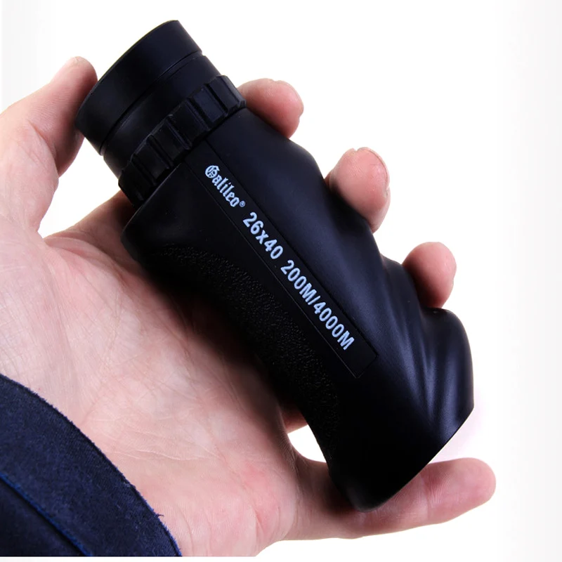 26x40 البسيطة HD الصيد أحادي telecope 200 متر/4000 متر FMC الأخضر لين فيلم طلاء 10X التكبير مناظير شحن مجاني