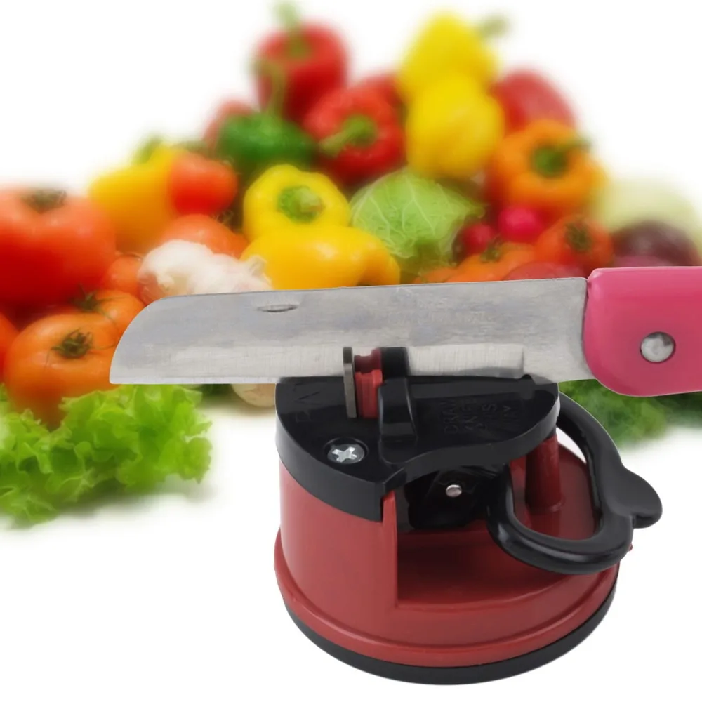 

1Pc Professional Chef Pad Kitchen Sharpening Tool Knife Sharpener Scissors Grinder Secure Suction sharpener for knives