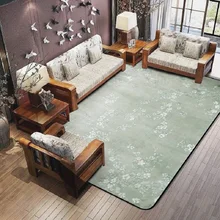 Ковер с цветком сливы для гостиной, с принтом крана, коврики для гостиной, Нескользящие, китайский стиль, кленовый пол, коврики для спальни