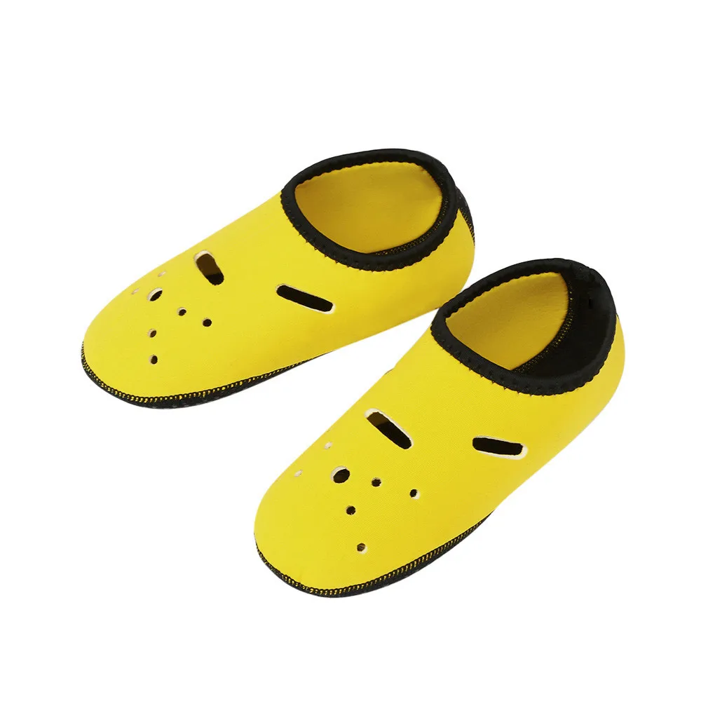 Легкая летняя водонепроницаемая обувь женская мужская однотонная пляжная