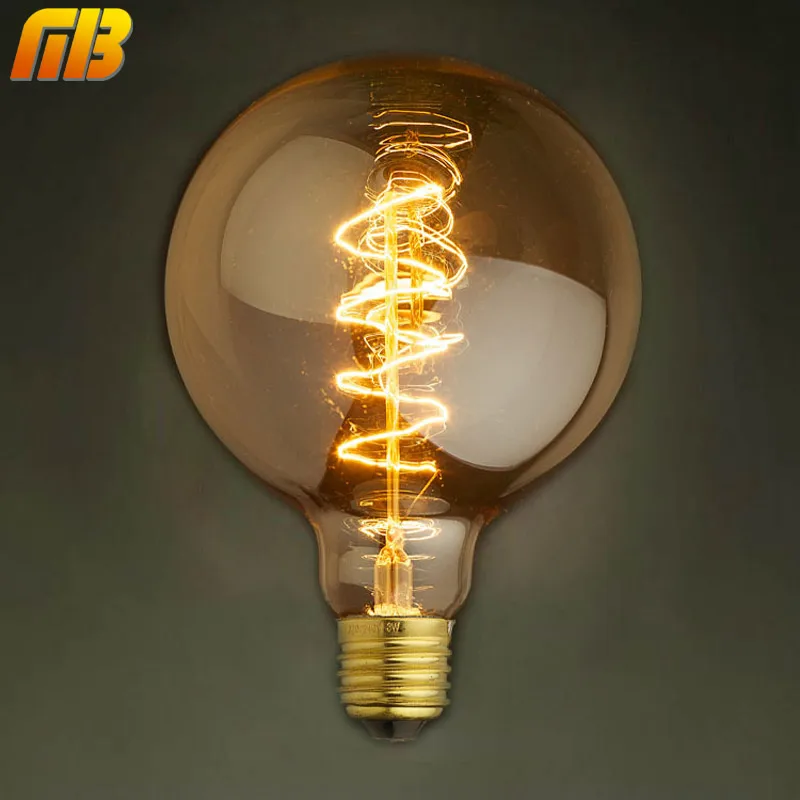 

[MingBen] Vintage Edison Bulbs G95RS 220V E27 Incandescent Bulbs 40W Filament Retro Edison Light For Pendant Lamp Decoration