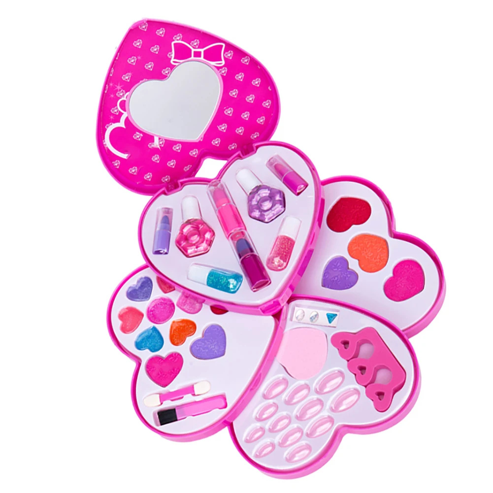 Lovely Heart ожерелье с Форма ролевые игры моющиеся Make up шоу, набор в коробке Комплект детских игрушек