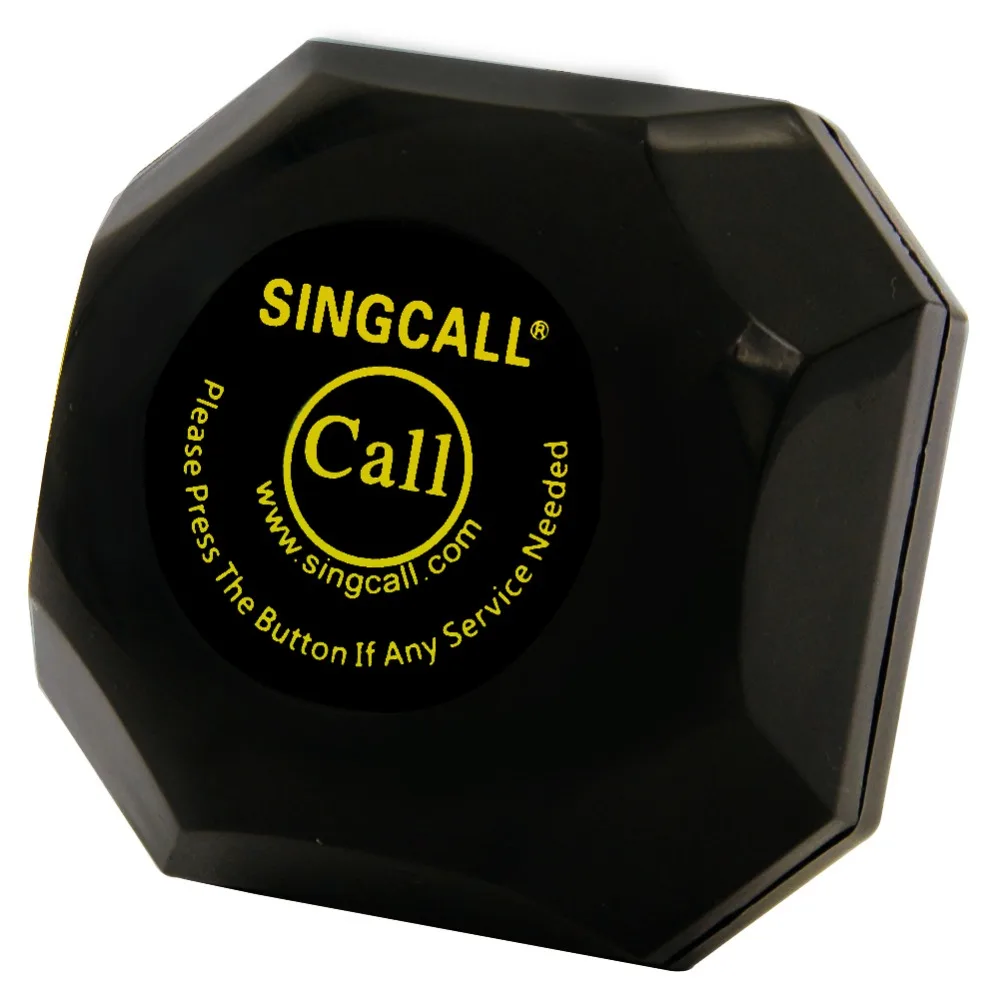 Беспроводная система пейджинга SINGCALL с одной кнопкой вызова и съемным