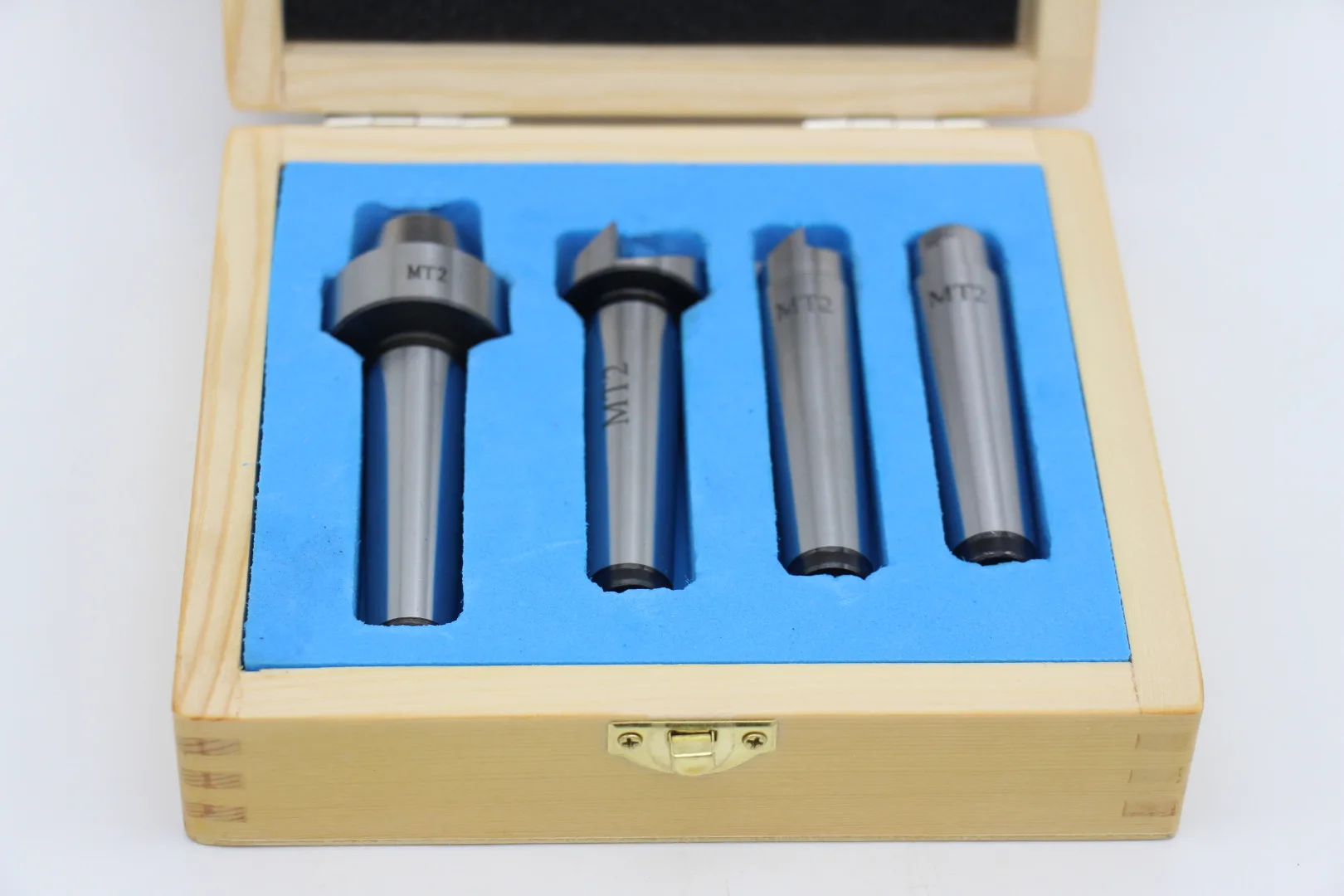 DWZ 4pcs Set New Live Center MT2 Wood Lathe Live Center MT2 Arbor With Wooden Case