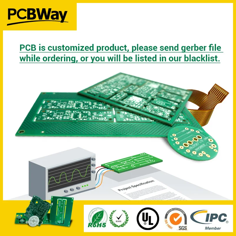 

PCB Prototype 2 layers PCB Board Supplier Sample Production ,Small Quantity Fast Run Service pcb board the Quote payment link3