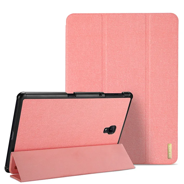 DUX DUCIS из искусственной кожи чехол для samsung Galaxy TAB A2 10,5 Folio Smart Cover для samsung TAB A2 10,5 дюймов/A 10,5 T590 T595 - Цвет: Pink