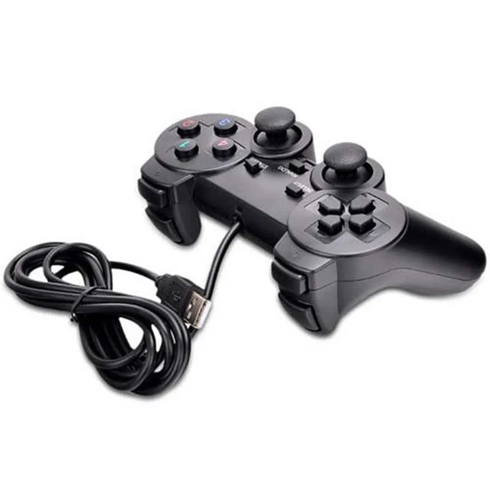 Геймпад Джойстик USB2.0 Shock Joypad геймпад игровой контроллер для ПК ноутбук компьютер Win7/8/10/XP/Vista