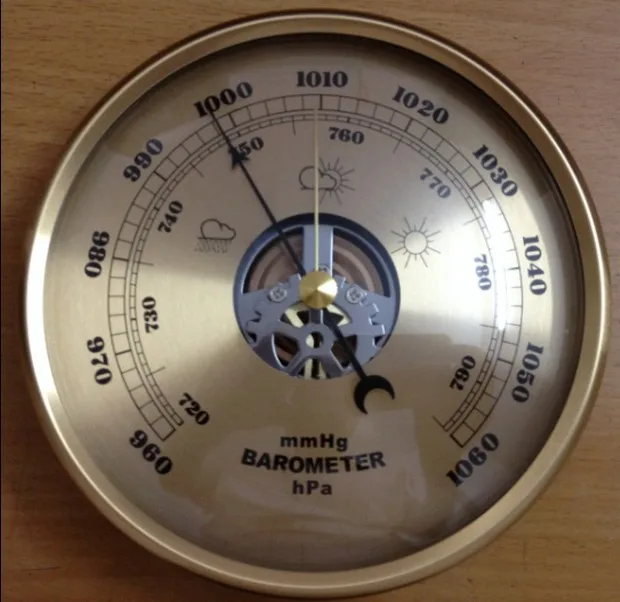 

mechanical Aneroid Barometer 130mm daimeter Atmospheric pressure gauge weather station home decoration gift