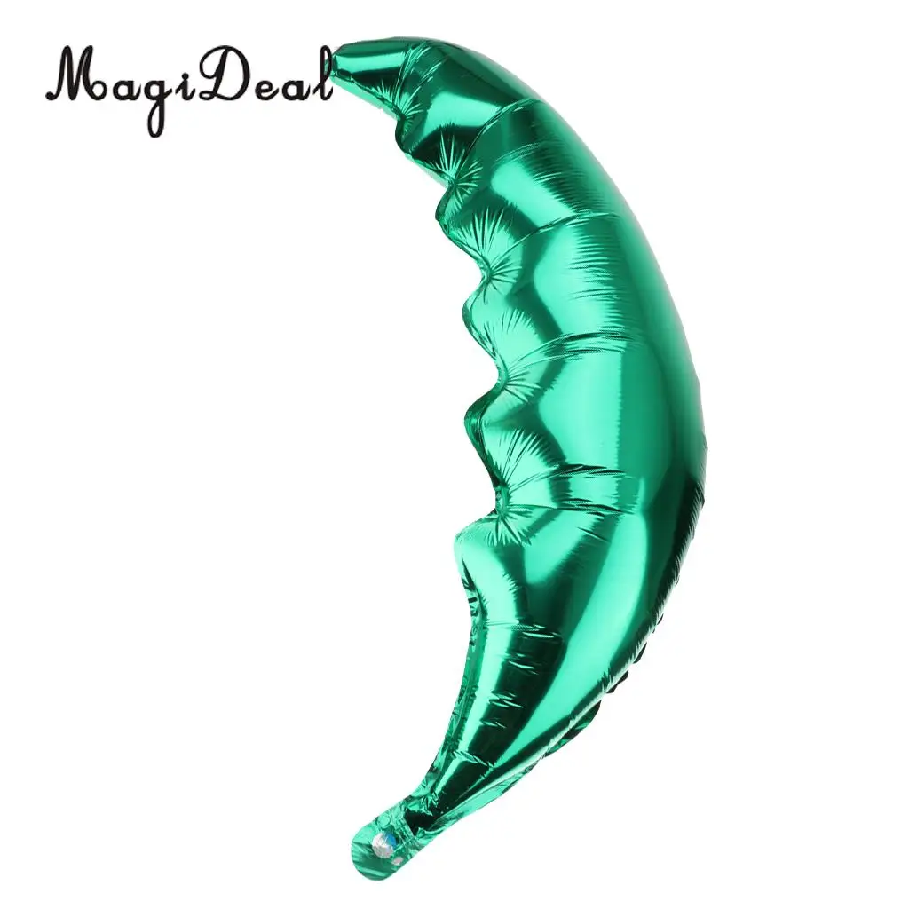 MagiDeal Set of 6pcs Palm Tree Leaf Green Hawaiian Beach Party Balloon Party Decor