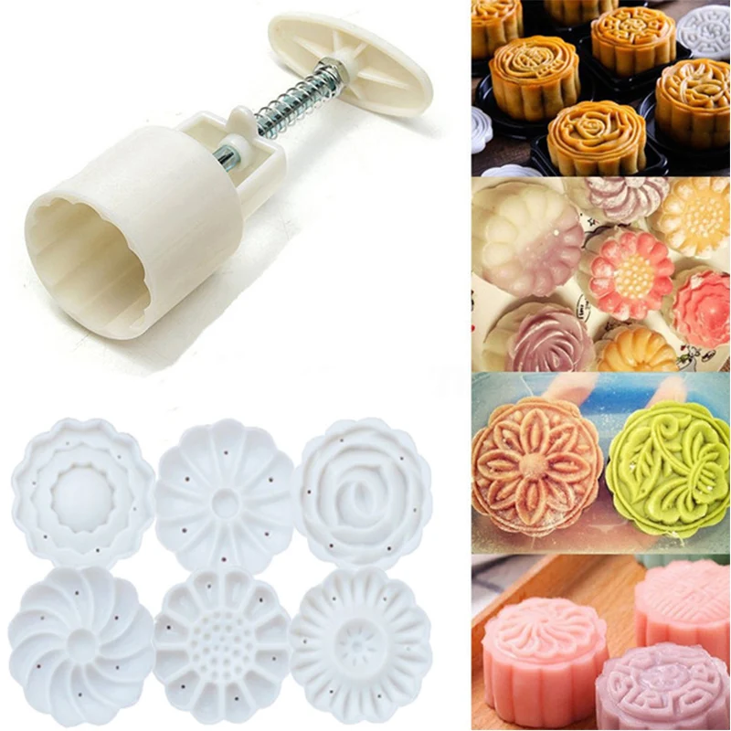 6 стилей 3D форма с розами Mooncake Fondant конфета ананас для выпечки нож печенья
