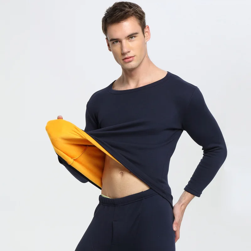 Winter woman clothes Fleece thermal underwear sets thermo men Couple clothes keep warm