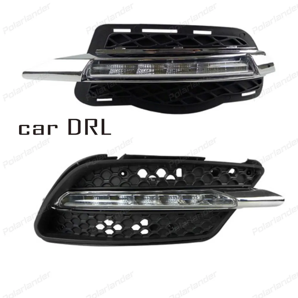 DRL For M/ercedes B/enz C-class W2014 2011-2012 car DRL Daytime Running Light fog Lamp Daylight car-styling