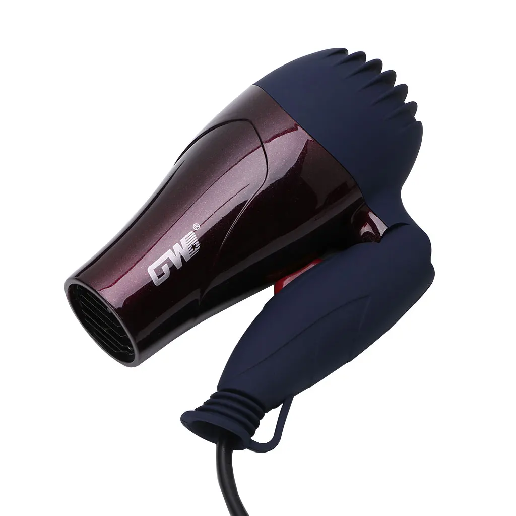 Складной фен для волос с низким уровнем шума, Домашний Вентилятор для путешествий, 220 В, штепсельная вилка европейского стандарта