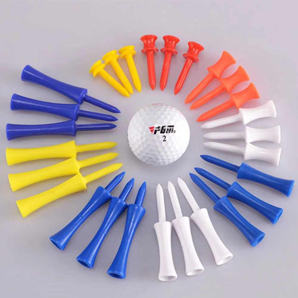 50pcs PGM Professional Golf Tees High Quality Plastic Golf Tees Golf