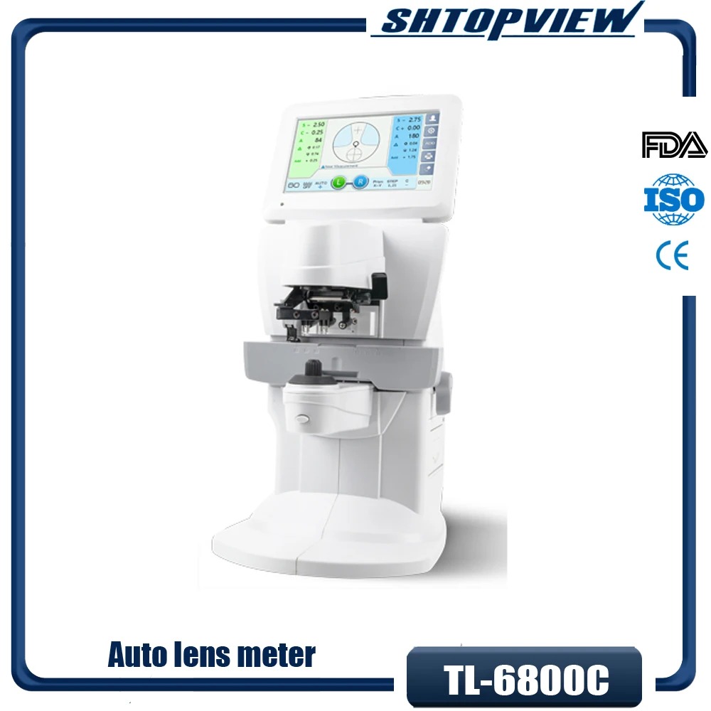 

TL-6800C New model Digital Auto Lens Meter Lensmeter Lensometer Focimeter with PD, UV,Printer and Blue Green Light