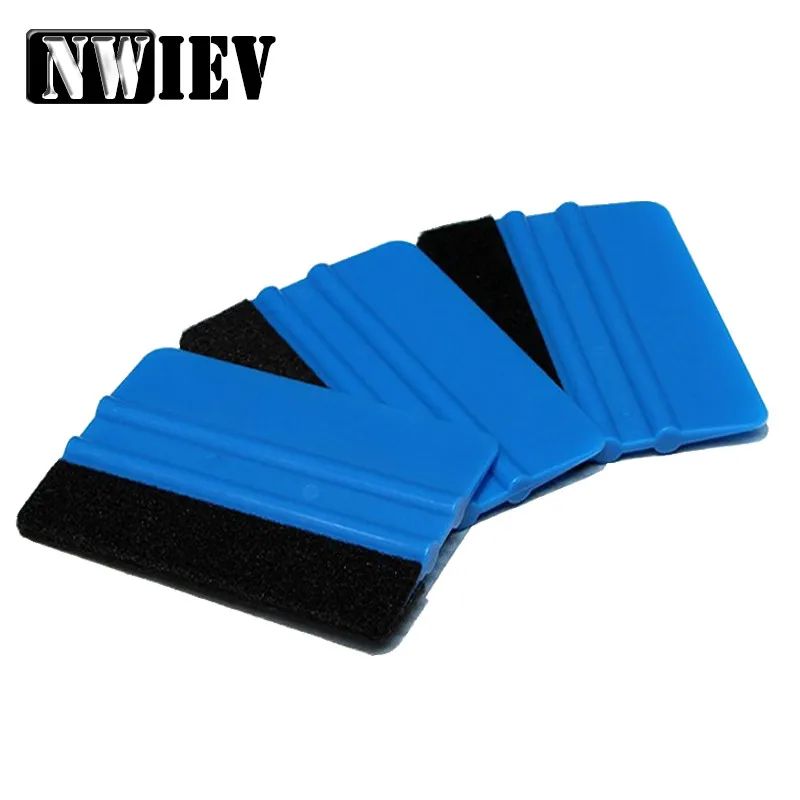 

NWIEV Blue Scraper with felt edge Car tools For Inifiniti Volvo S60 V70 XC90 Ford Ranger Mondeo Mk4 Mk3 Mini Cooper F56 R50 R53