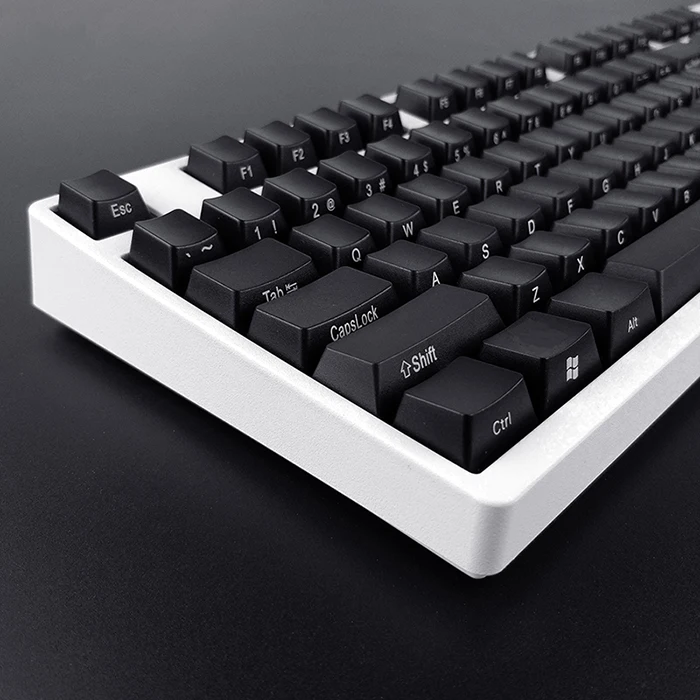 NPKC Черный ABS лазерные боковая подсветка топ-освещенный блеск через OEM keycaps ANSI ISO для Cherry MX переключатели 87 96 108 механическая клавиатура