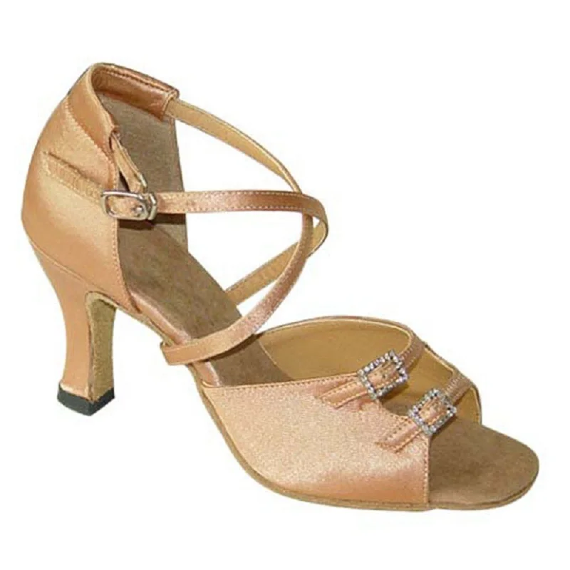 2017 Comfortable Heel Height 6.3cm Four Different Satin Color Zapatos