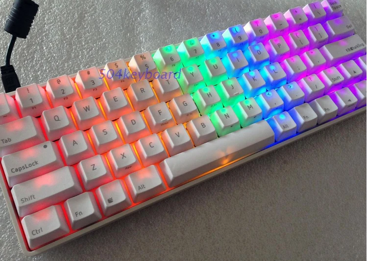 輝く白pbtキーキャップoem身長メカニカルキーボードcherry mxスイッチ使用ikbc純粋なプロ明るい白キーキャップ