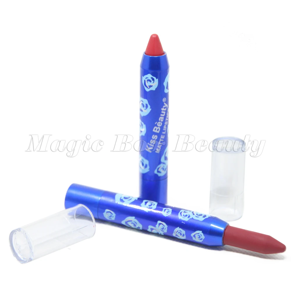 Kiss Beauty Brand 12 Colors Matte Lipstick pen Long Lasting Lip Gloss