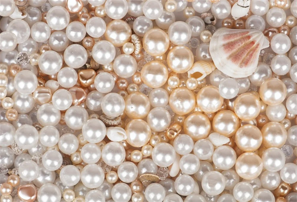 

Laeacco Beautiful Pearl Shell Starfish Photography Backgrounds Customized Photographic Backdrops For Photo Studio