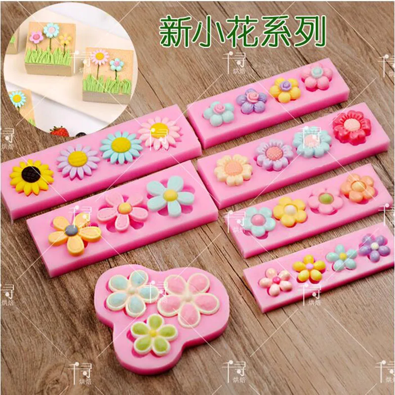 

1PCS Beautiful Flowers silicone mold fondant mold cake decorating tools chocolate gumpaste mold