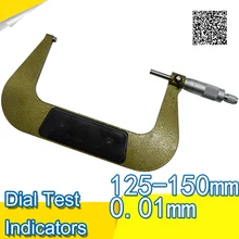 Шахе 125-150 мм Хорошее качество высокая точность желтый Вне микрометр 125-150