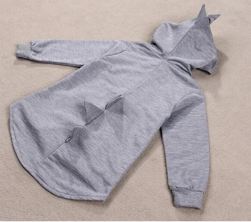 Spring 2017 Boys Girls Coat Dinosaur Modelling Hooded Jacket Kids Outerwear Coat Baby Autumn New Fashion Jacket Children Clothes-13