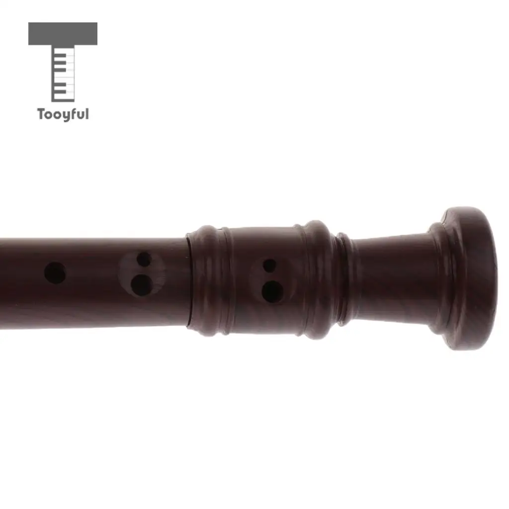 Tooyful Exquisite ABS 8 Holes German Style Soprano Recorder Woodwind Instrument