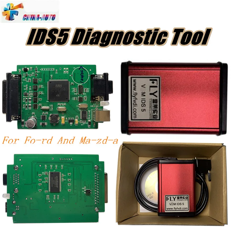 Лучшая цена Fl-y IDS5 для Fo-rd 110,01& Ma-zd A 108 Автомобильный сканер автоматический диагностический инструмент Многофункциональный IDS 5 обновление Свободно