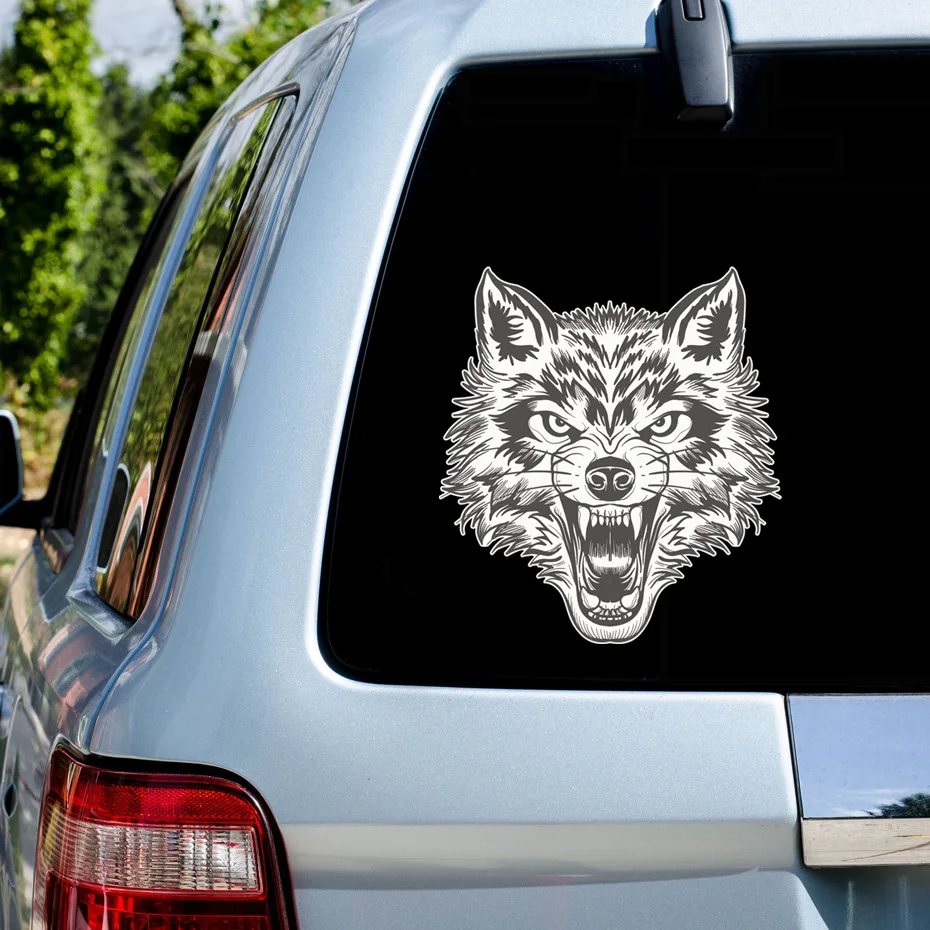 

11*10cm Car Decoration Animal Stickers 3D Lion/Tiger Decal Auto Auto Styling Car Accessories