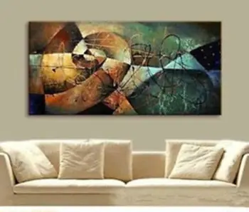 

2016HOT-Modern Abstract Hand-Painted Art Oil Painting Wall Decor canvas No Frame