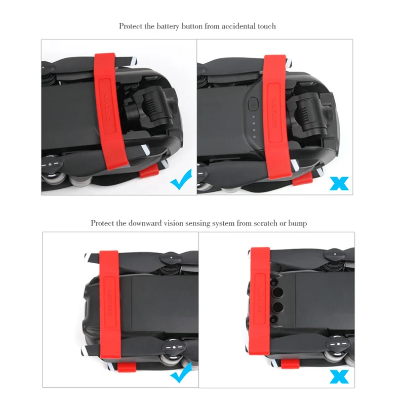 Mavic air Propellers Fixed Holder Anti separation Buckle Prop Protector Guard Silicone Soft Clip for DJI Mavic Air drone accessories  1 (10)