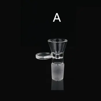 

Transparent Herb Tobacco Bowl Unique Glass Smoking Pipes Cigarette Holder Filter For Men Universal Smoke Bowl